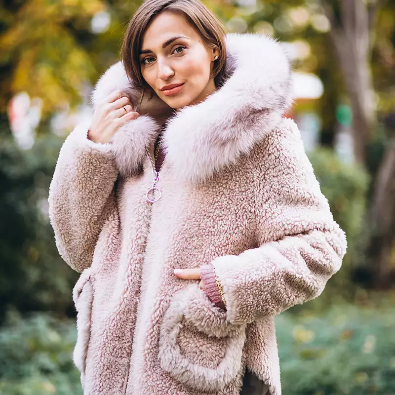 Blouson en fourrure
